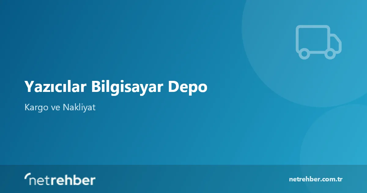 Yazıcılar Bilgisayar Depo kapak görseli
