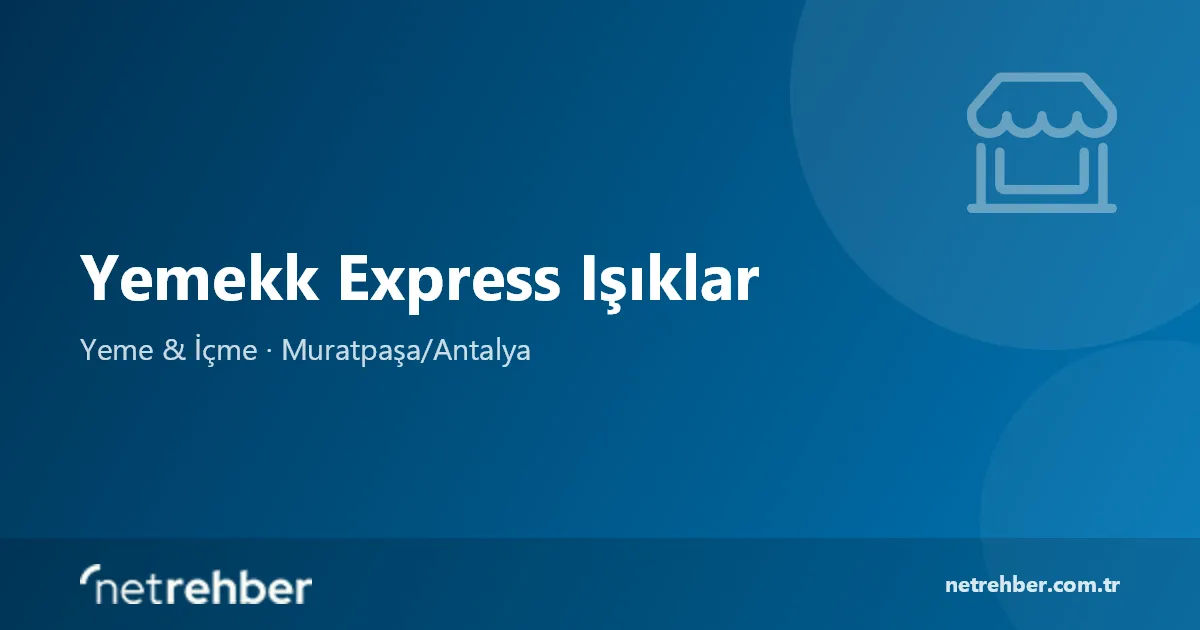 Yemekk Express Işıklar kapak görseli