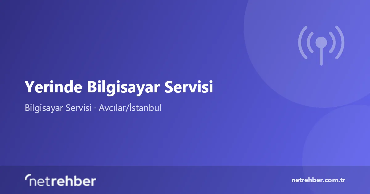Yerinde Bilgisayar Servisi kapak görseli