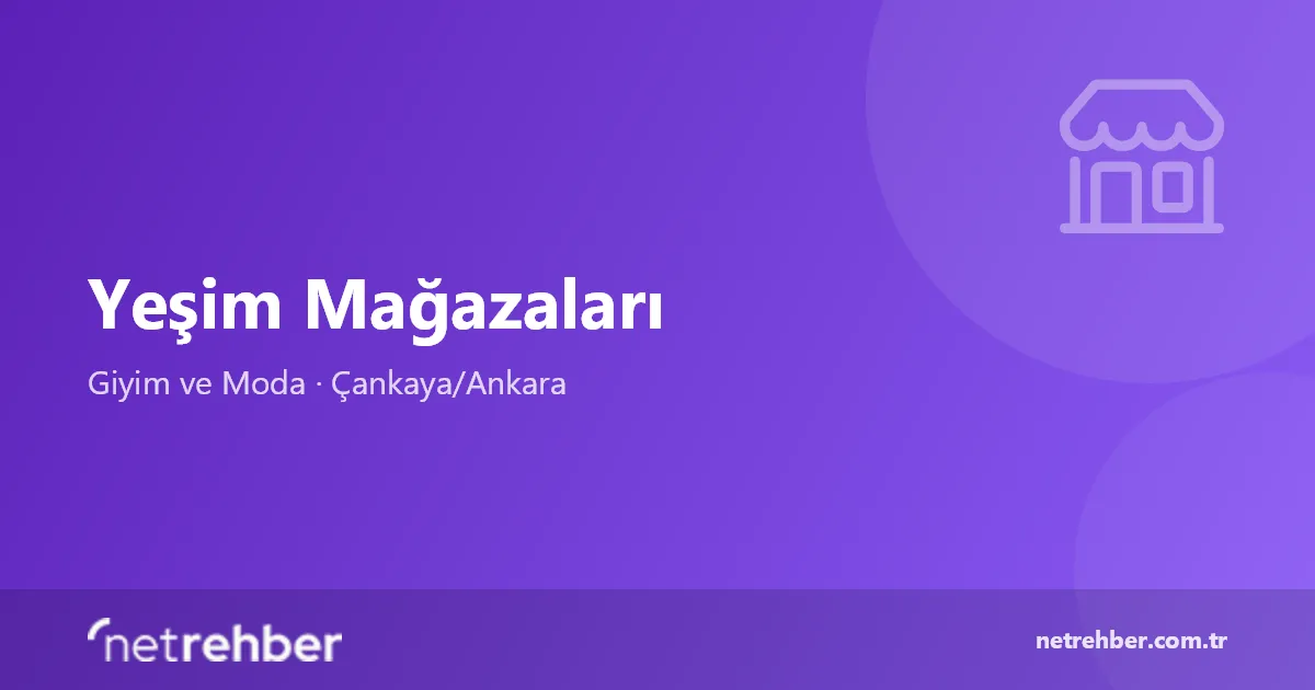 Yeşim Mağazaları kapak görseli