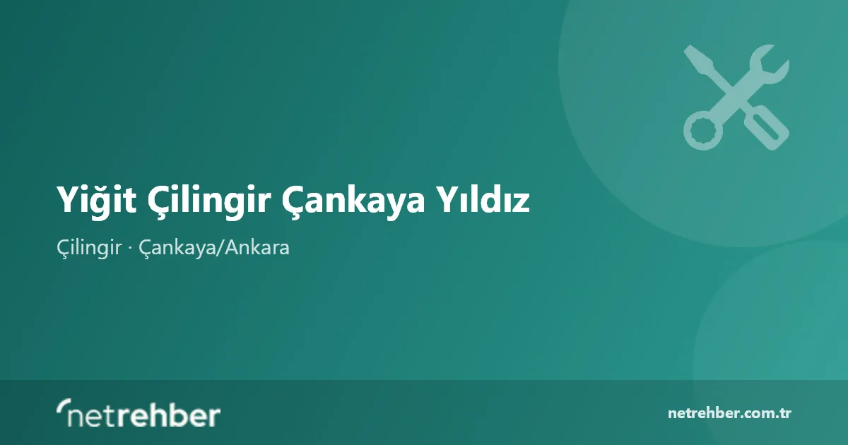 Yiğit Çilingir Çankaya Yıldız kapak görseli