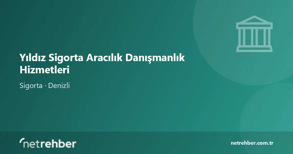 Yıldız Sigorta Aracılık Danışmanlık Hizmetleri kapak görseli