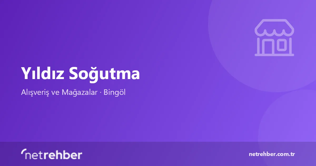 Yıldız Soğutma kapak görseli