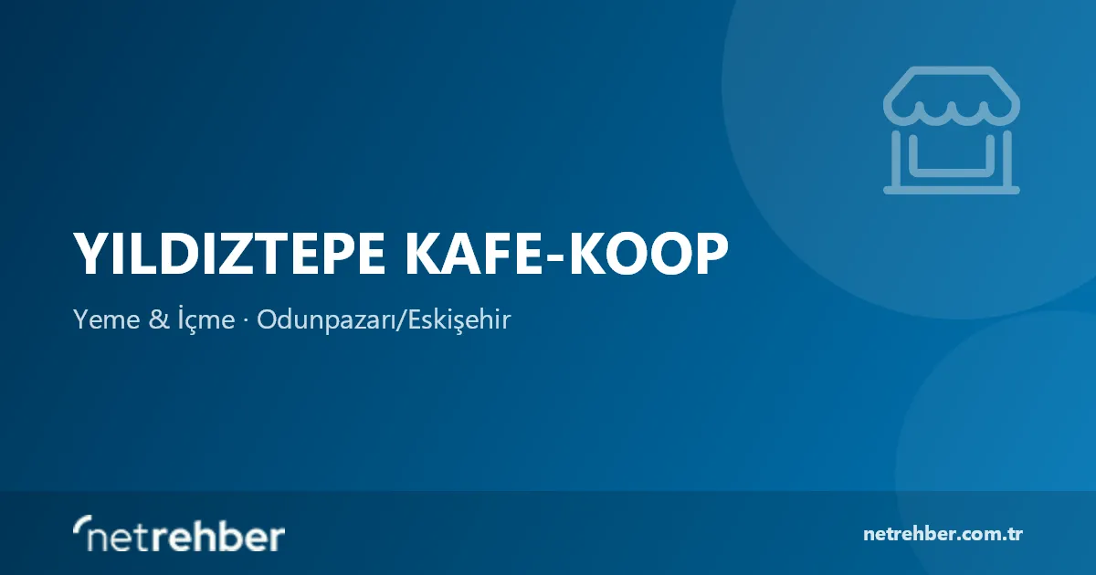Yıldıztepe Kafe-koop kapak görseli