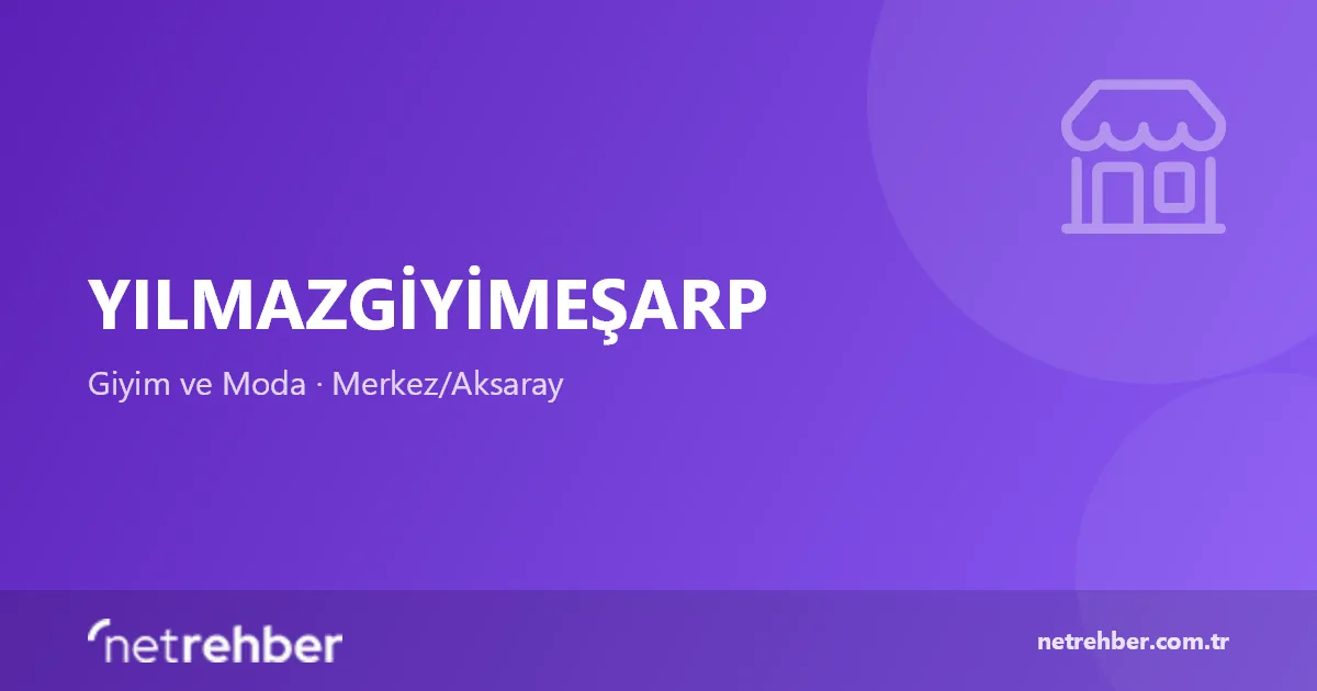 YILMAZGİYİMEŞARP kapak görseli