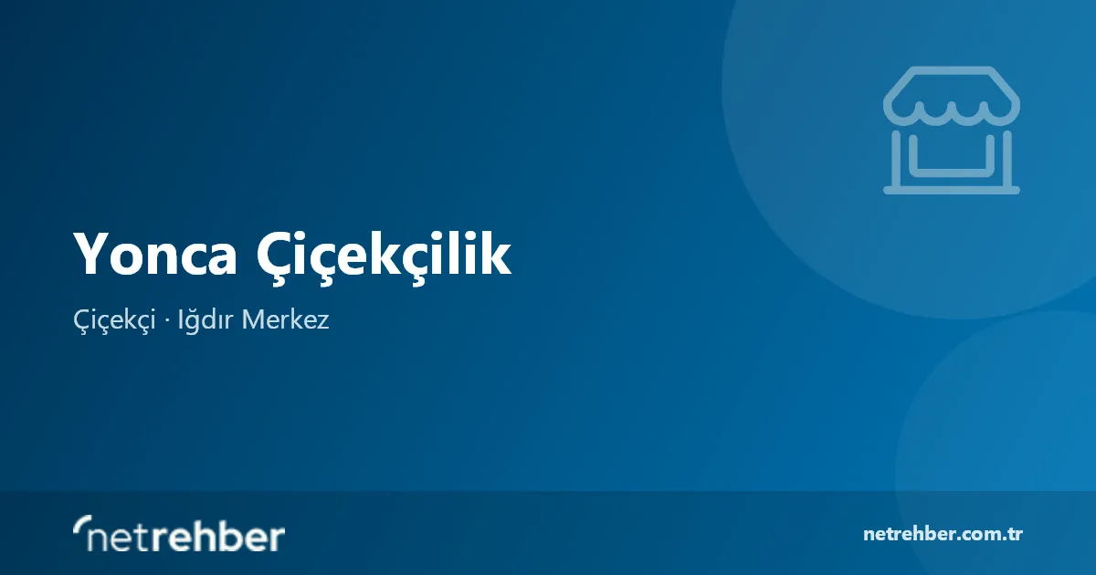 Yonca Çiçekçilik kapak görseli