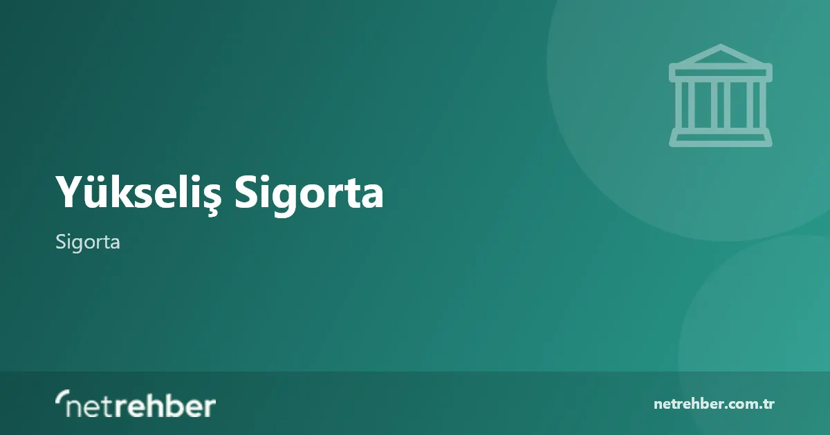 Yükseliş Sigorta kapak görseli