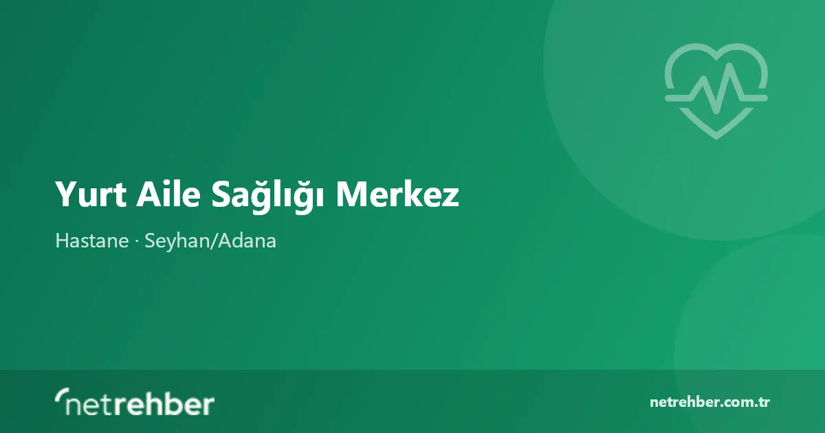 Yurt Aile Sağlığı Merkez kapak görseli