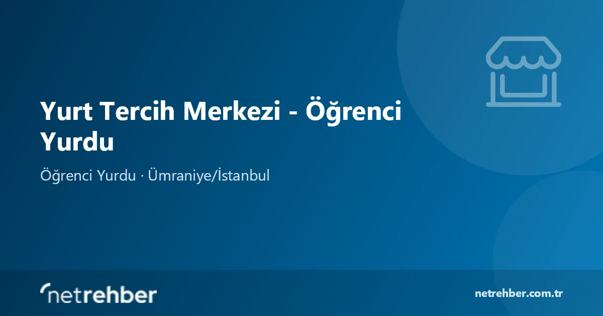 Yurt Tercih Merkezi - Öğrenci Yurdu kapak görseli