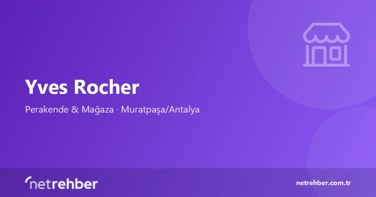 Yves Rocher kapak görseli