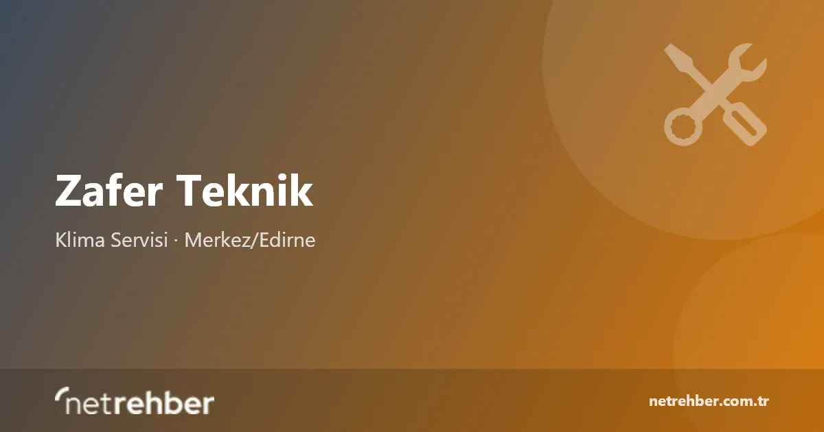 Zafer Teknik kapak görseli