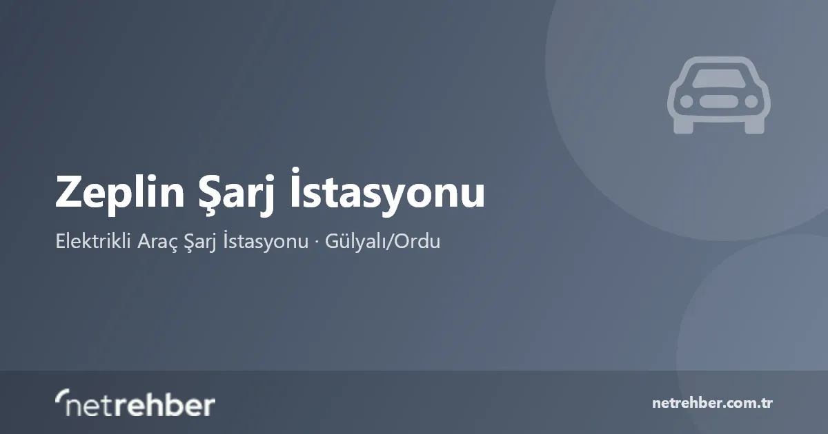 Zeplin Şarj İstasyonu kapak görseli