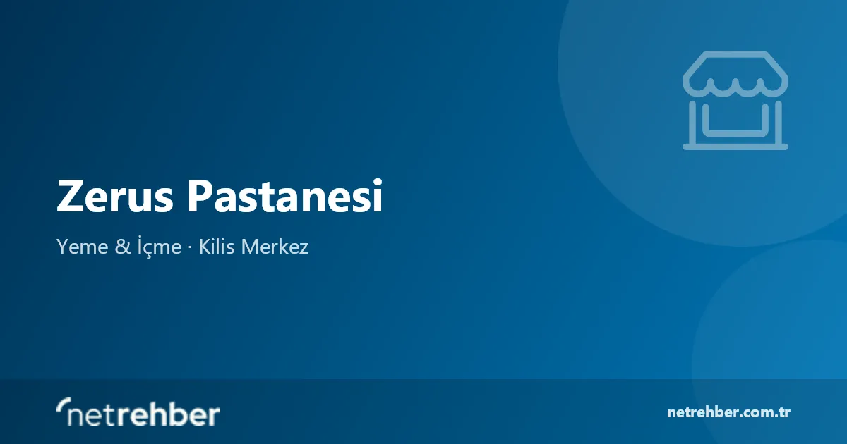 Zerus Pastanesi kapak görseli