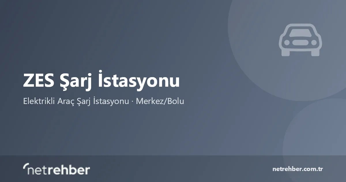 ZES Şarj İstasyonu kapak görseli