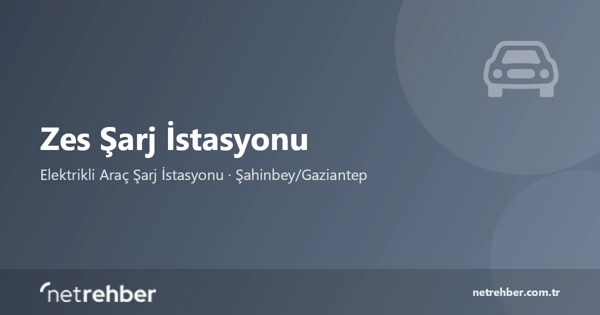 Zes Şarj İstasyonu kapak görseli