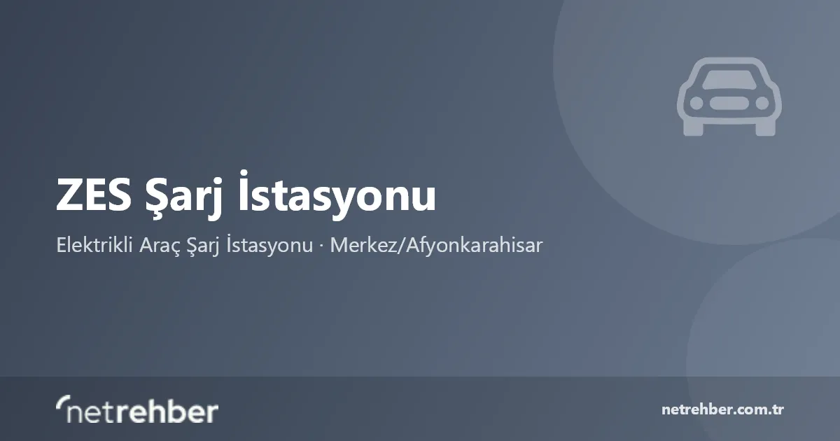 ZES Şarj İstasyonu kapak görseli