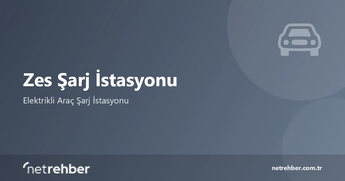 Zes Şarj İstasyonu kapak görseli