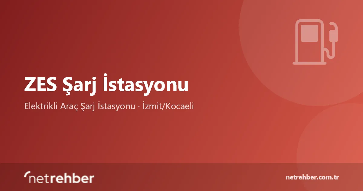 ZES Şarj İstasyonu kapak görseli