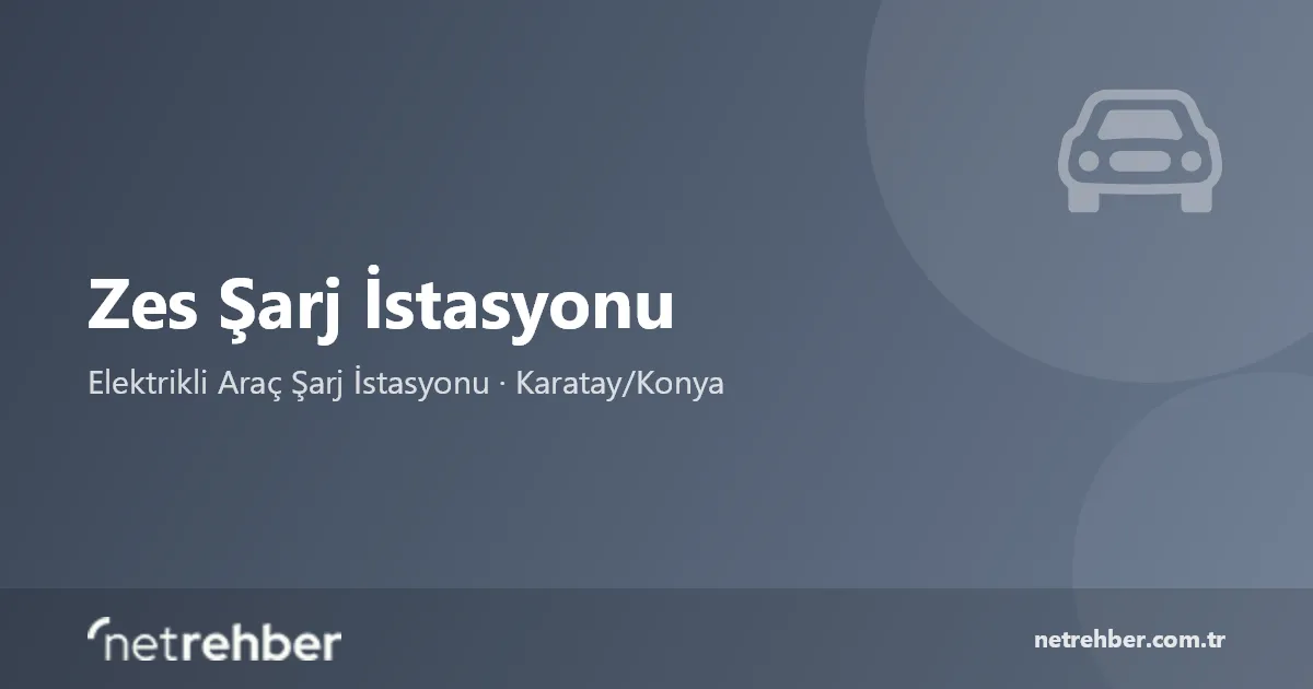 Zes Şarj İstasyonu kapak görseli