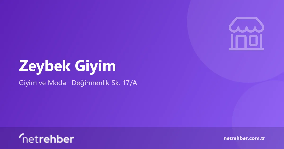 Zeybek Giyim kapak görseli