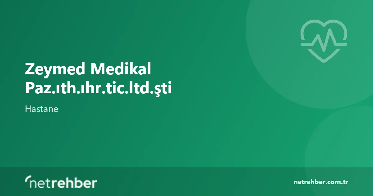 Zeymed Medikal Paz.ıth.ıhr.tic.ltd.şti kapak görseli
