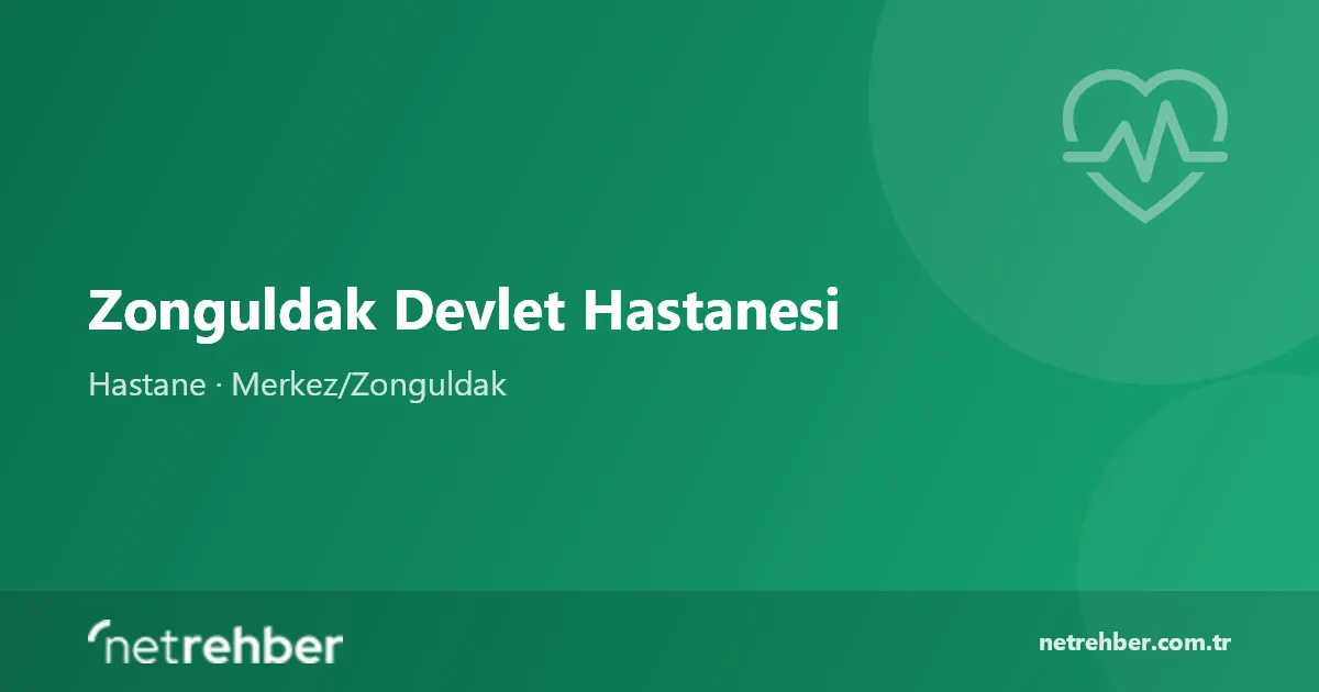 Zonguldak Devlet Hastanesi kapak görseli
