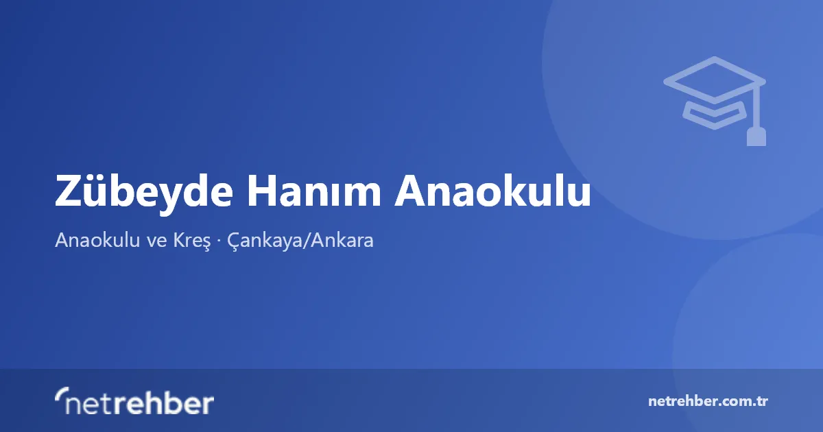 Zübeyde Hanım Anaokulu kapak görseli